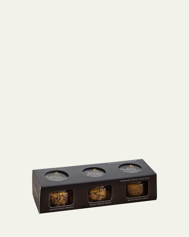 Truffle Preserve Selection: Minced, Slices, Sauce